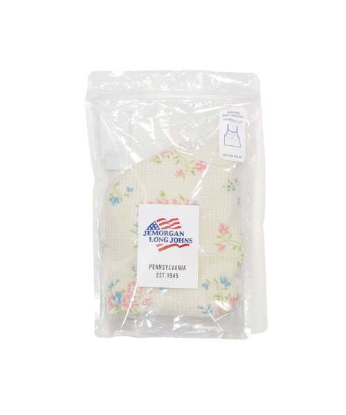 JEMORGAN(ジェーイーモーガン)の「【JEMORGAN LONG JOHNS】CVCワッフル 花柄カップ付きクロップドキャミ(キャミソール・レディース・パープル/ブルー/ピンク/ホワイト系1・フリー)」の5枚目の写真
