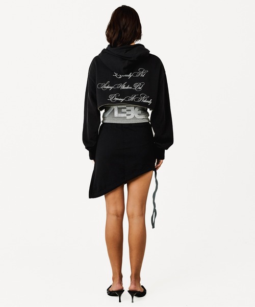 BEEDEN（ビーデン）の「PRINT OVER ZIP HOODIE（パーカー・レディース・ホワイト/ブラック・FREE）」の20枚目の写真