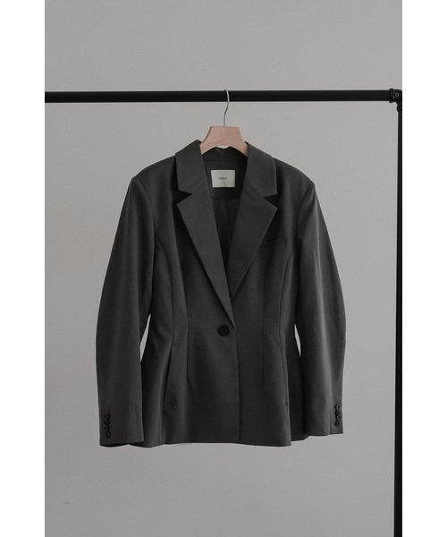 Tulle-Back Blazer|バックチュール遣いジャケット（テーラード
