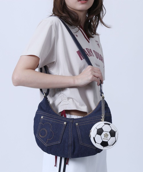MARY QUANT ジーンズポケットデザインショルダーバッグ ジーンズポケットデザイン ショルダー（ショルダーバッグ）｜MARY