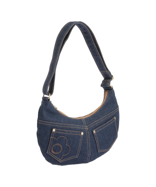 MARY QUANT ジーンズポケットデザインショルダーバッグ ジーンズポケットデザイン ショルダー（ショルダーバッグ）｜MARY