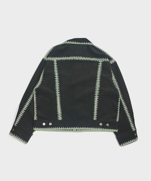 amok(アモク)の「HAND KNITTING BLOUSON(ブルゾン・メンズ・キャメル/チャコール・S/M)」の18枚目の写真