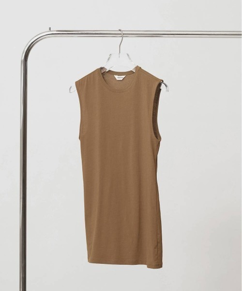 TODAYFUL(トゥデイフル)の「TODAYFUL Smooth Tanktop Tunic(Tシャツ/カットソー・レディース・ブラウン/ブルー/ブラック・FREE)」の2枚目の写真
