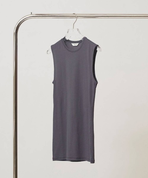 TODAYFUL(トゥデイフル)の「TODAYFUL Smooth Tanktop Tunic(Tシャツ/カットソー・レディース・ブラウン/ブルー/ブラック・FREE)」の3枚目の写真