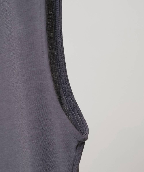 TODAYFUL(トゥデイフル)の「TODAYFUL Smooth Tanktop Tunic(Tシャツ/カットソー・レディース・ブラウン/ブルー/ブラック・FREE)」の5枚目の写真