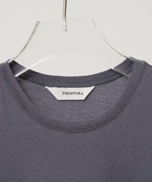 TODAYFUL(トゥデイフル)の「TODAYFUL Smooth Tanktop Tunic(Tシャツ/カットソー・レディース・ブラウン/ブルー/ブラック・FREE)」の7枚目の写真