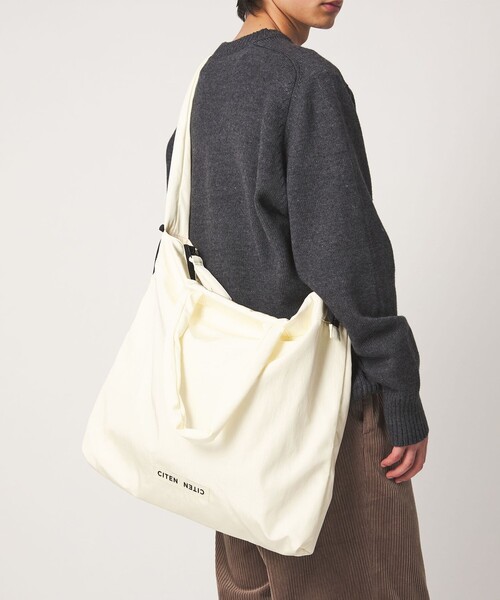 CITEN（シテン）の「＜CITEN＞3WAYクリアロゴビッグショルダー（ショルダーバッグ・レディース・オフホワイト/ロイヤルブルー/ブラック・FREE）」の2枚目の写真