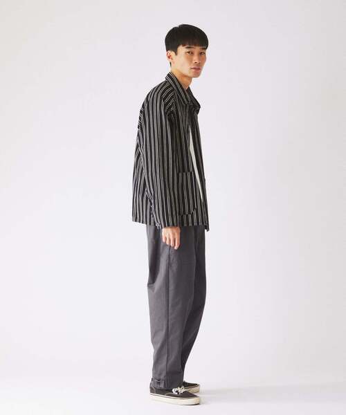 JOURNAL STANDARD relume(ジャーナルスタンダード レリューム)の「デニム&ヒッコリー ”レイジー” カバーオール ジャケット(カバーオール・メンズ・アイボリー/ブラック/コバルトブルー/キャメル・LARGE/MEDIUM)」の14枚目の写真