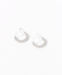 ウェッジシェイプフープノンホールピアス / 1051741