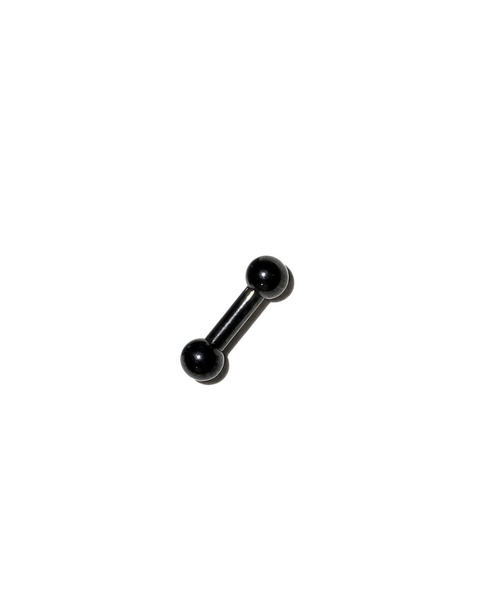 MORPH(モルフ)の「MORPH モルフ バーベル ボディーピアス 10ゲージ 8mm~16mm(ピアス(片耳用)・レディース・ブラック・10/12/14/16/8)」の3枚目の写真