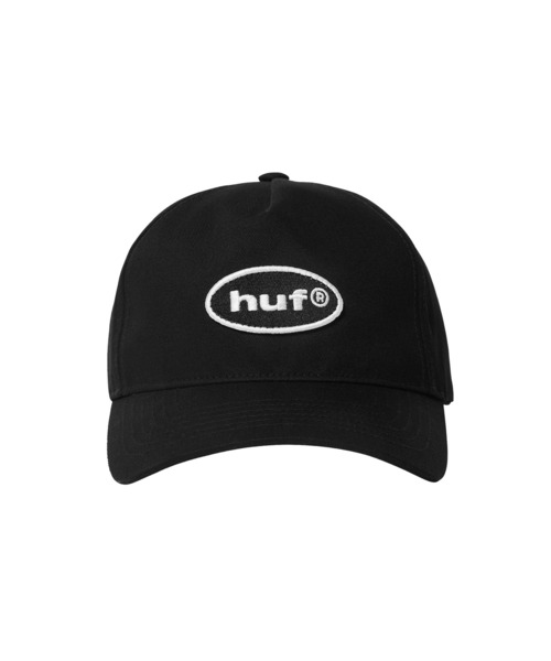 HUF(ハフ)の「89 OVAL 5 PANEL HAT(キャップ・メンズ・ブラック/グリーン系その他・O/S)」の3枚目の写真