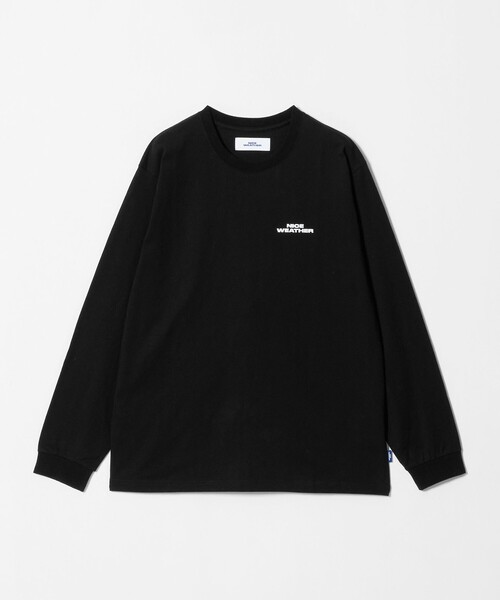 NICE WEATHER(ナイスウェザー)の「<NICE WEATHER>ロゴ ロングスリーブ Tシャツ(Tシャツ/カットソー・メンズ・ワイン/グレー系/ブラック/ホワイト・S/XS/M/L)」の3枚目の写真