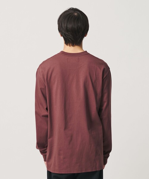 NICE WEATHER(ナイスウェザー)の「<NICE WEATHER>ロゴ ロングスリーブ Tシャツ(Tシャツ/カットソー・メンズ・ワイン/グレー系/ブラック/ホワイト・S/XS/M/L)」の10枚目の写真