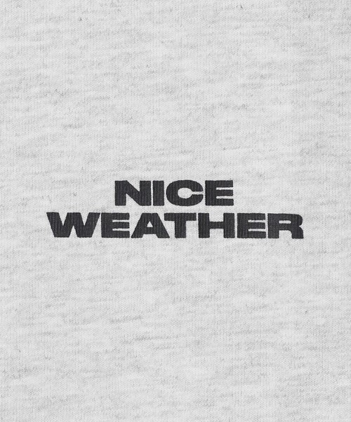 NICE WEATHER(ナイスウェザー)の「<NICE WEATHER>ロゴ ロングスリーブ Tシャツ(Tシャツ/カットソー・メンズ・ワイン/グレー系/ブラック/ホワイト・S/XS/M/L)」の14枚目の写真
