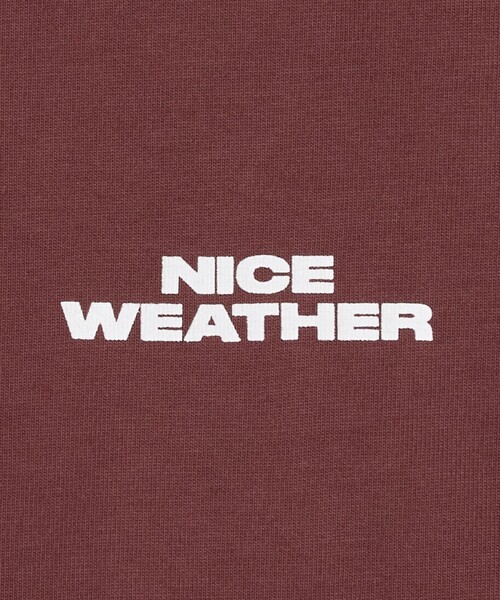 NICE WEATHER(ナイスウェザー)の「<NICE WEATHER>ロゴ ロングスリーブ Tシャツ(Tシャツ/カットソー・メンズ・ワイン/グレー系/ブラック/ホワイト・S/XS/M/L)」の19枚目の写真
