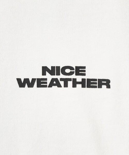 NICE WEATHER(ナイスウェザー)の「<NICE WEATHER>ロゴ ロングスリーブ Tシャツ(Tシャツ/カットソー・メンズ・ワイン/グレー系/ブラック/ホワイト・S/XS/M/L)」の22枚目の写真
