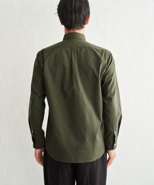 ikka（イッカ）の「【イージーケア】オックススイスカラーボタンダウンシャツ（シャツ/ブラウス・メンズ・ダークブラウン/ネイビー/ホワイト/ダークネイビー/カーキ/ブラック・S/XL/L/M）」の18枚目の写真