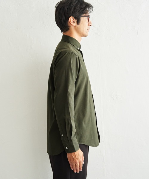 ikka（イッカ）の「【イージーケア】オックススイスカラーボタンダウンシャツ（シャツ/ブラウス・メンズ・ダークブラウン/ネイビー/ホワイト/ダークネイビー/カーキ/ブラック・S/XL/L/M）」の17枚目の写真