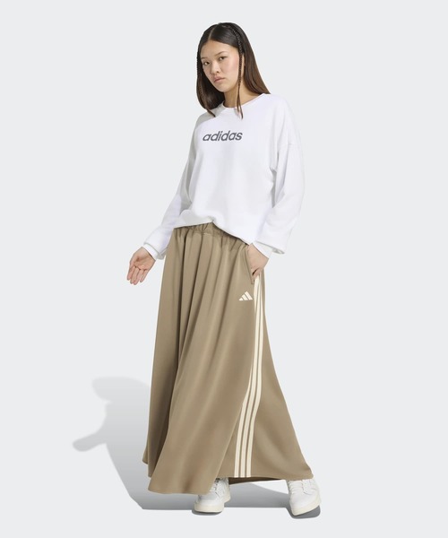 adidas（アディダス）の「スリーストライプス KN スカート / アディダス adidas（スカート・レディース・ベージュ系その他・X-LARGE/X-SMALL/XX-LARGE/LARGE/MEDIUM/SMALL）」の5枚目の写真