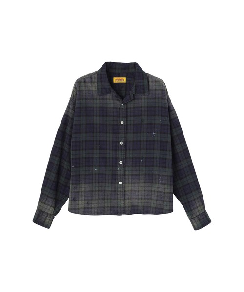 HYSTERIC GLAMOUR(ヒステリックグラマー)の「HYSTERIC HORSESHOE GIRL オーバーサイズシャツ(シャツ/ブラウス・レディース・レッド系その他/ブルー系その他・FREE)」の6枚目の写真
