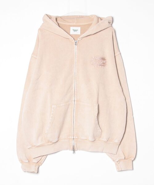 younger song（ヤンガーソング）の「universal logo Premium crush EMB zip hoodie（スウェット・メンズ・Navy/グレイッシュベージュ/Black/ボルドー・MEDIUM/X-LARGE/LARGE）」の3枚目の写真