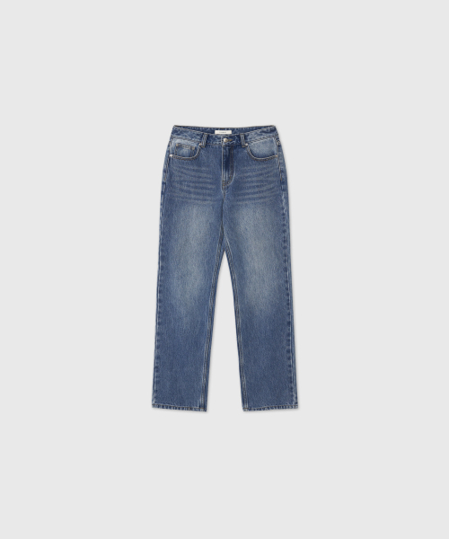 LOOKAST(ルックキャスト)の「101エッセンシャルストレートデニムパンツ / 101 ESSENTIAL STRAIGHT DENIM PANTS_2colors(デニムパンツ・レディース・ライトブルー/ダークブルー・S-Short/M-Short/L-Short/S-Long/M-Long/L-Long)」の5枚目の写真