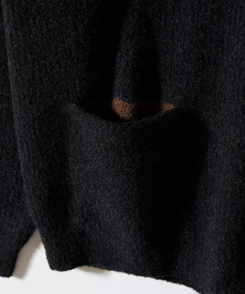 HORLISUN(ホーリーサン)の「Phoebe High Neck Button Knit Dark Charcoal(ニット/セーター・メンズ・その他・MEDIUM/LARGE)」の5枚目の写真