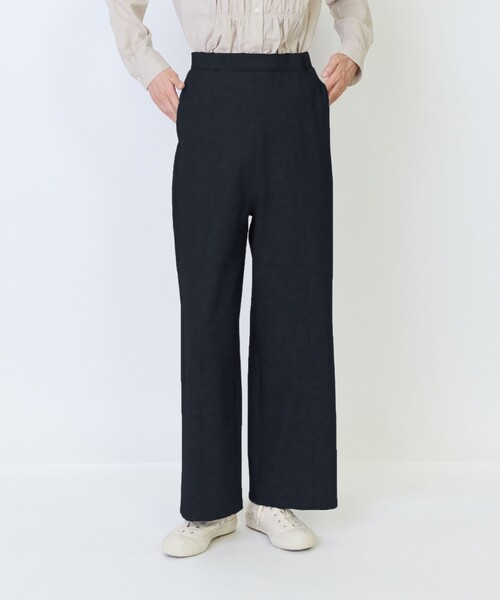 LOISIR(ロワズィール)の「エステルコットンカットソーストレートパンツ(その他パンツ・レディース・チェック/チャコールグレー・MT/M)」の1枚目の写真