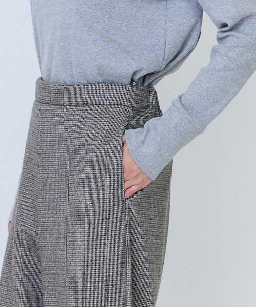 LOISIR(ロワズィール)の「エステルコットンカットソーストレートパンツ(その他パンツ・レディース・チェック/チャコールグレー・MT/M)」の19枚目の写真