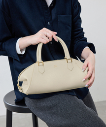 IENA | Manuel MILANO/マニュエルミラノ レザーボストンバッグ 6630(ボストンバッグ)