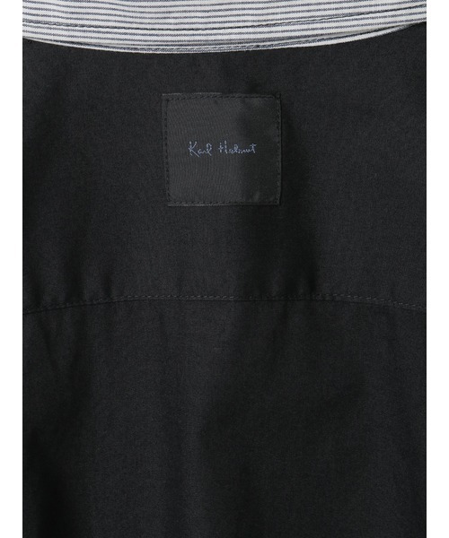KARL HELMUT(カールヘルム)の「ネームワッペン使いパッチワークシャツブラウス(シャツ/ブラウス・メンズ・ブラック系/ピンク系/ブルー系・LARGE/MEDIUM)」の14枚目の写真