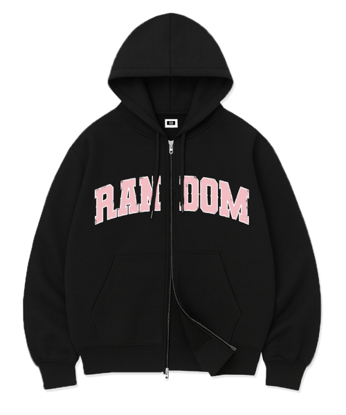 RANDOMOFF（ランダムオフ）の「RANDOM ARCH 2WAYジップアップ (3色) [RLZH_0023]（パーカー・レディース・ネイビー/ホワイト/ブラック・X-LARGE/SMALL/LARGE/MEDIUM）」の5枚目の写真
