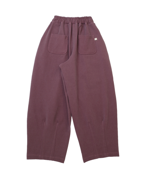 A NOTHING(アナッシング)の「VINTAGE OLD-COLOR SWEAT PANTS (Old Burgundy)(スウェットパンツ・レディース・その他・MEDIUM/LARGE)」の2枚目の写真