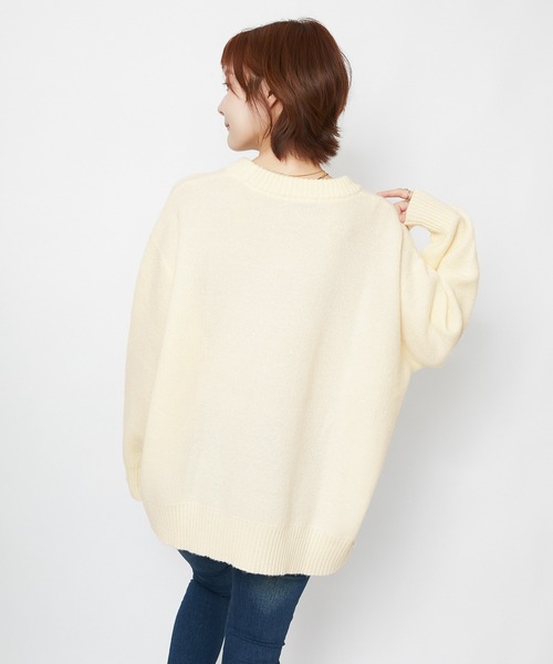 GORGE(ゴージ)の「【超人気アイテム再登場】アメリカ国旗柄ニット|全4色(ニット/セーター・レディース・オフホワイト/ボルドー/杢グレー/ネイビー・F)」の18枚目の写真