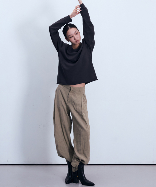 DOHAS（ドハス）の「インサイドアウト切替スウェットシャツ [チャコール]（スウェット・レディース・その他・MEDIUM/LARGE）」の3枚目の写真