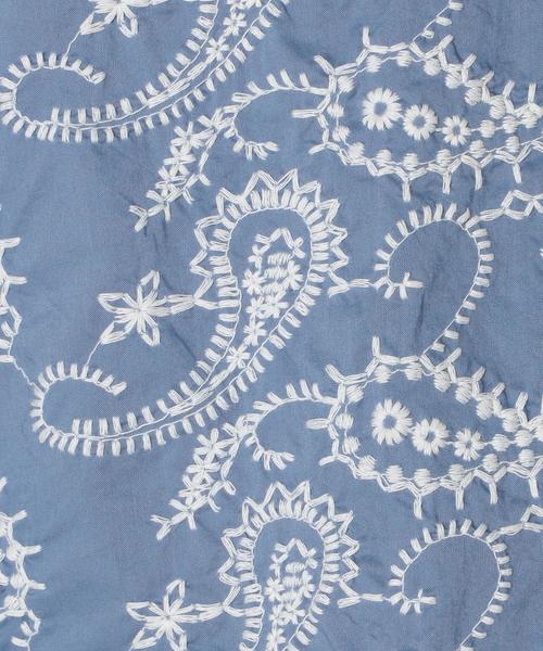 Another Edition（アナザーエディション）の「ペイズリーエンブロブラウス/AEBFC  ペイズリーEMB BLS◆（シャツ/ブラウス・レディース・ホワイト/イエロー/コバルトブルー・FREE）」の18枚目の写真