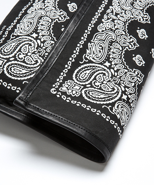 20/80（テゥエンティーエイティー）の「【20/80】トゥエンティーエイティー/ BANDANA CLUTCH BAG（クラッチバッグ・レディース・ネイビー/ブラック・FREE）」の7枚目の写真