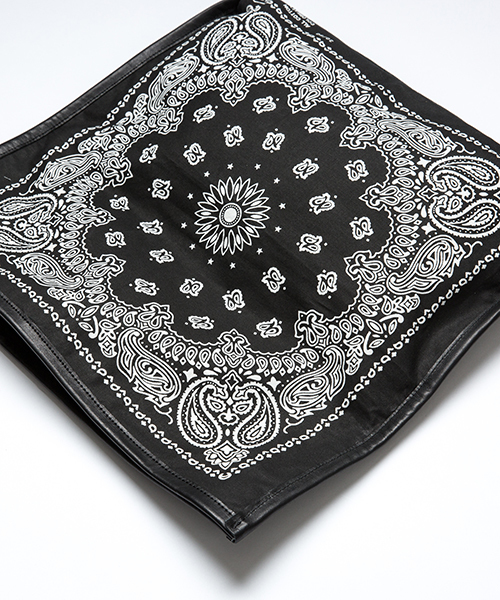 20/80（テゥエンティーエイティー）の「【20/80】トゥエンティーエイティー/ BANDANA CLUTCH BAG（クラッチバッグ・レディース・ネイビー/ブラック・FREE）」の5枚目の写真