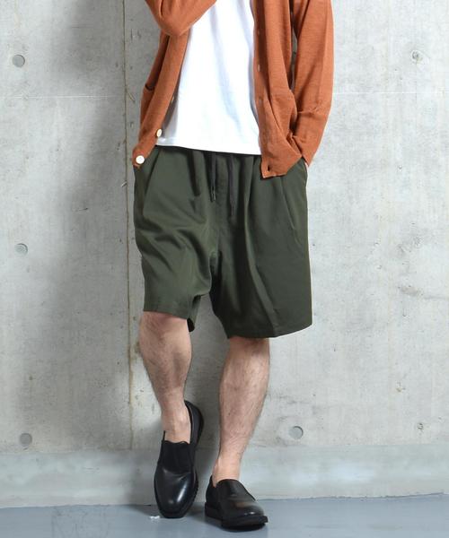 SHIPS JET BLUE（シップスジェットブルー）の「SHIPS JET BLUE: T/R ガウチョショーツ■（その他パンツ・メンズ・オリーブ/グレー/ベージュ/ネイビー・LARGE/MEDIUM）」の4枚目の写真