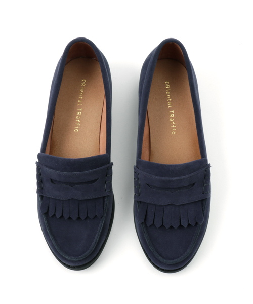 ORiental TRaffic（オリエンタルトラフィック）の「秋冬★フリンジローファー★6309（ローファー・レディース・ブラック/ブラウン/ネイビー・38/41/34/42/39/40/37/35/36）」の7枚目の写真