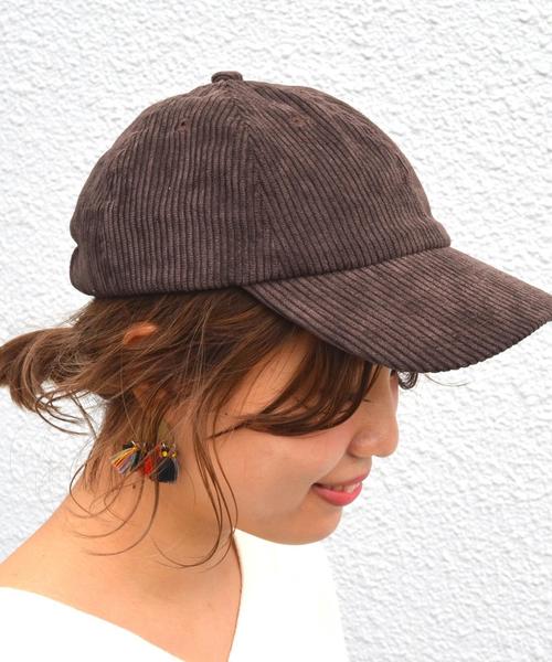 SHIPS JET BLUE（シップスジェットブルー）の「SHIPS JET BLUE: コーデュロイ ボールキャップ■（キャップ・メンズ・ベージュ/ネイビー/ブラウン/ブラック/マスタード・ONE SIZE）」の3枚目の写真