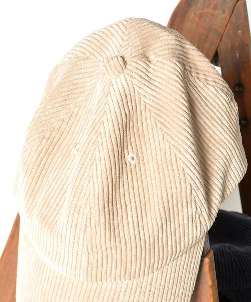 SHIPS JET BLUE（シップスジェットブルー）の「SHIPS JET BLUE: コーデュロイ ボールキャップ■（キャップ・メンズ・ベージュ/ネイビー/ブラウン/ブラック/マスタード・ONE SIZE）」の6枚目の写真