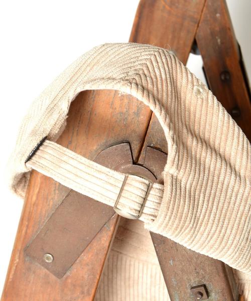 SHIPS JET BLUE（シップスジェットブルー）の「SHIPS JET BLUE: コーデュロイ ボールキャップ■（キャップ・メンズ・ベージュ/ネイビー/ブラウン/ブラック/マスタード・ONE SIZE）」の8枚目の写真