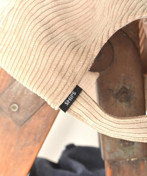 SHIPS JET BLUE（シップスジェットブルー）の「SHIPS JET BLUE: コーデュロイ ボールキャップ■（キャップ・メンズ・ベージュ/ネイビー/ブラウン/ブラック/マスタード・ONE SIZE）」の9枚目の写真