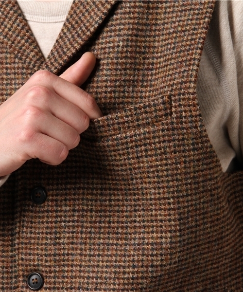 HARRIS TWEED（ハリスツイード）の「ハリスツイードベスト（ベスト