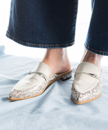 STUDIOUS | STUDIOUS ビットフラットバブーシュ(ブーティ)