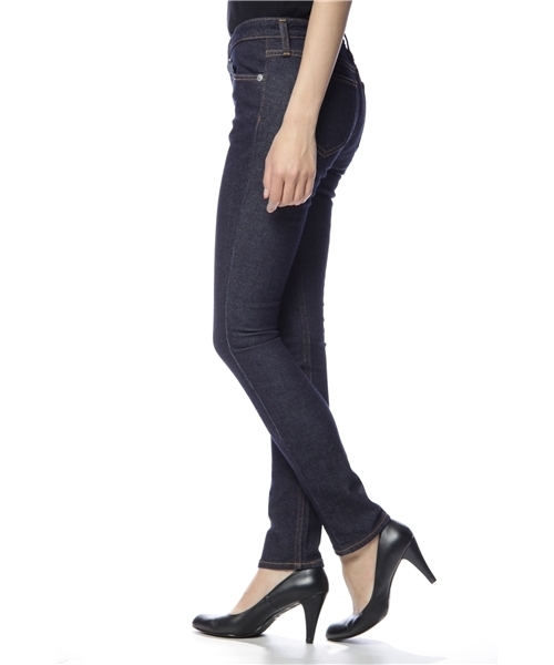 X-girl（エックスガール）の「【mini3月号掲載】SPIKE JEAN(BLK/INDIGO)（デニムパンツ・レディース・ブラック/インディゴブルー・24inch/25inch/26inch/27inch）」の5枚目の写真