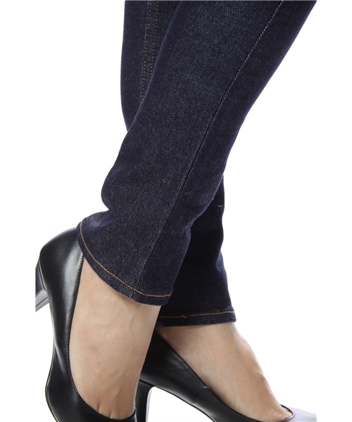 X-girl（エックスガール）の「【mini3月号掲載】SPIKE JEAN(BLK/INDIGO)（デニムパンツ・レディース・ブラック/インディゴブルー・24inch/25inch/26inch/27inch）」の11枚目の写真