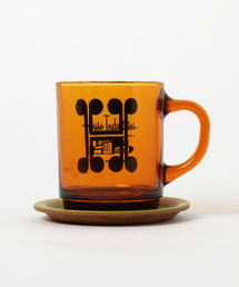 Sync.(XBN)Sync.yHOUSE INDUSTRIESzGLASS MUG & TRAY "H"(OX/}OJbv/^u[)