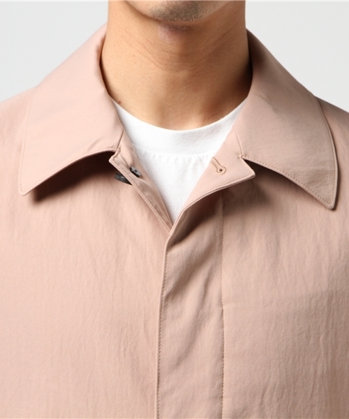 UNITED TOKYO（ユナイテッドトウキョウ）の「ポリエステルステンカラーコート（ステンカラーコート・メンズ・ベージュ/ネイビー/カーキ/ピンク・2/1/3）」の9枚目の写真